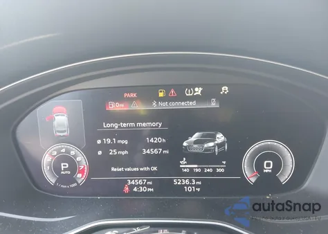 2020 Audi A5 Sportback Premium Plus 45 Tfsi Quattro S Tronic from USA, damaged, VIN WAUCNCF59LA021508